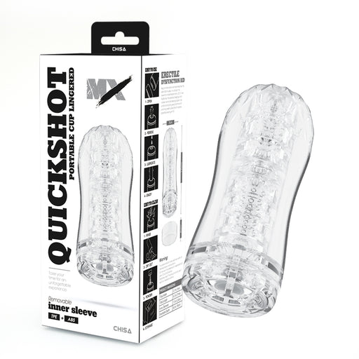 Chisa - Quickshot Portable Cup - Lingered - Masturbador de copa - Transparente-Erotiekvoordeel.nl