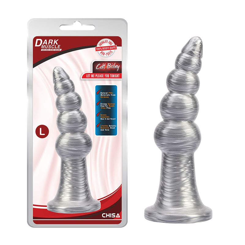 Chisa - Plug anal plateado - Colt Bisley - Plata - Talla L-Erotiekvoordeel.nl