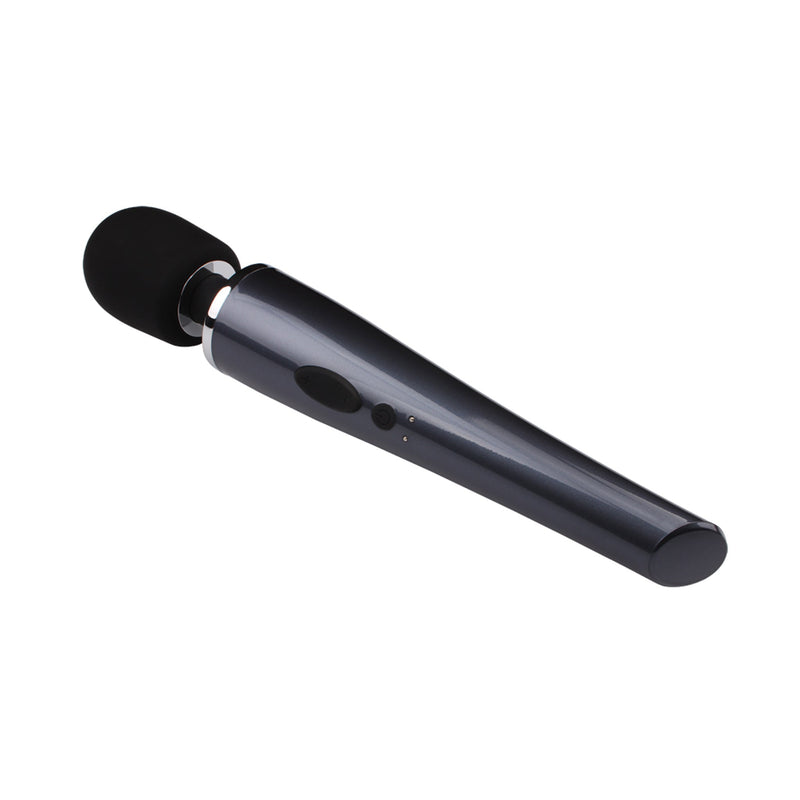Chisa Toys - Sorli Magic Wand - Vibrador de varita recargable - Negro-Erotiekvoordeel.nl