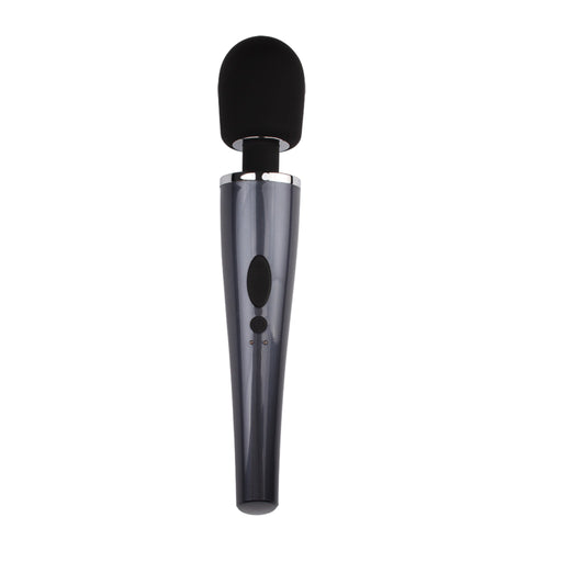 Chisa Toys - Sorli Magic Wand - Vibrador de varita recargable - Negro-Erotiekvoordeel.nl