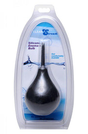 Cleanstream - Anaal Douche Met Ballon Reservoir En Dunne Tip - Zwart-Erotiekvoordeel.nl