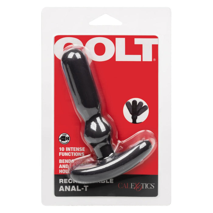 Colt - Anal-T - Oplaadbare Vibrerende Buttplug - Zwart-Erotiekvoordeel.nl