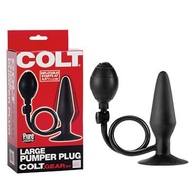 Colt Gear - Opblaasbare Buttplug - Zwart-Erotiekvoordeel.nl
