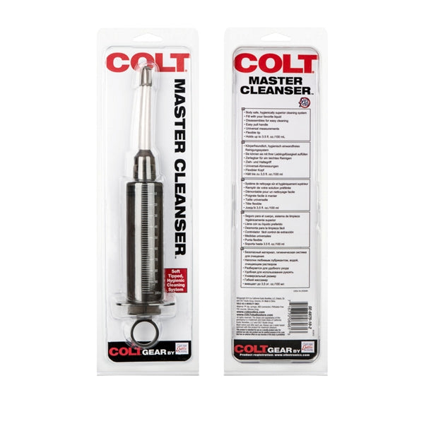 Colt - Master Cleanser - Injectiespuit Anale Douche - Grijs-Erotiekvoordeel.nl