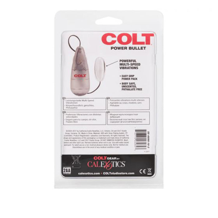 Colt - Multi-Speed Power Pak - Bullet Vibrator - Zilver-Erotiekvoordeel.nl