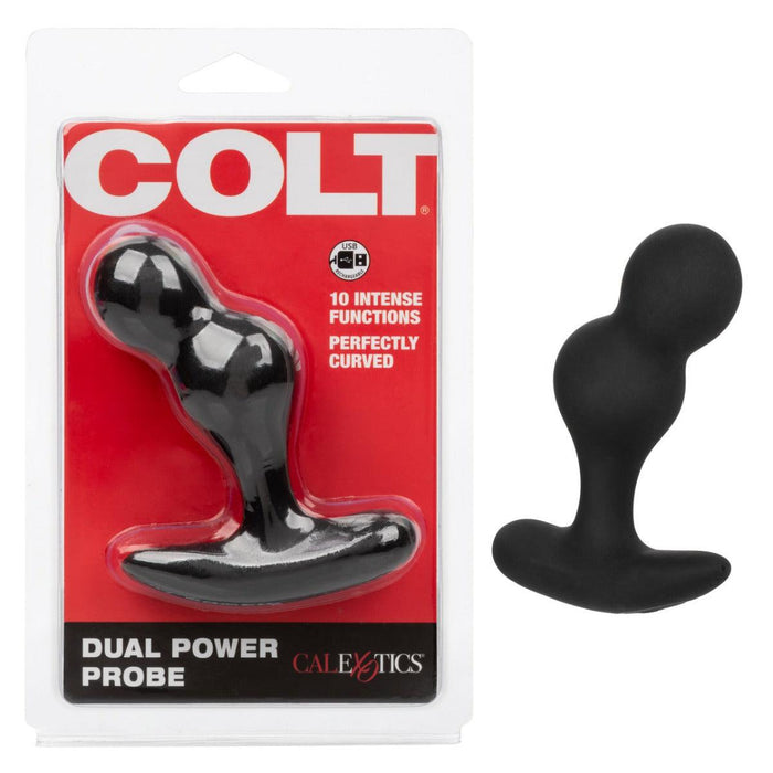 Colt - Oplaadbare Dual Power Probe - Prostaat Plug - Zwart-Erotiekvoordeel.nl