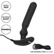 Colt - Large Anal-T ricaricabile - Plug anale vibrante - Nero - Erotiekvoordeel.nl