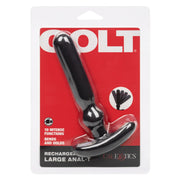 Colt - Large Anal-T ricaricabile - Plug anale vibrante - Nero - Erotiekvoordeel.nl