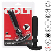 Colt - Large Anal-T ricaricabile - Plug anale vibrante - Nero - Erotiekvoordeel.nl