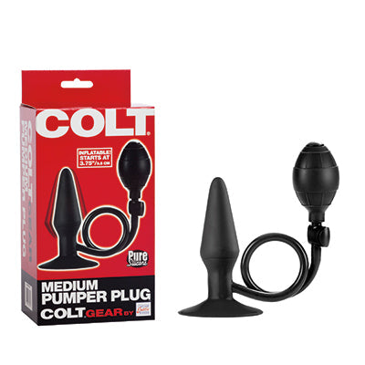 Colt - Pumper Plug - Opblaasbare Buttplug - Zwart-Erotiekvoordeel.nl