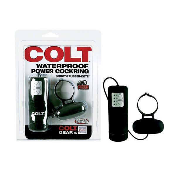 Colt - Waterproof Power Cockring - Zwart-Erotiekvoordeel.nl