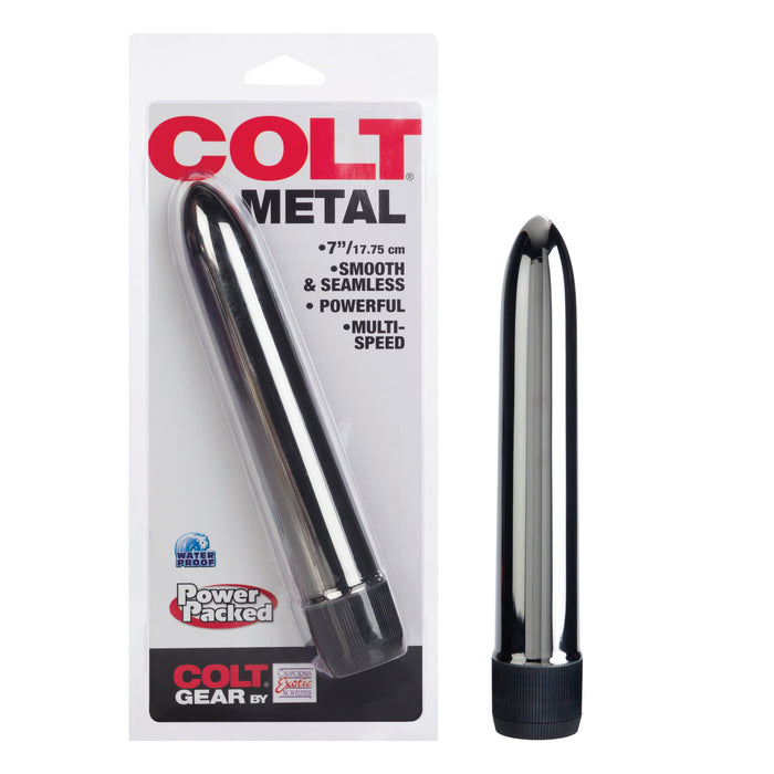 Colt - Zilverkleurige Klassieke Staaf Vibrator - 16 cm-Erotiekvoordeel.nl