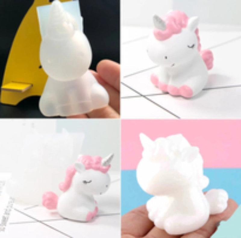 Craftylicious - Molde - Elaboración de velas - Elaboración de jabón - Molde de unicornio - Unicornio - Silicona - Erotiekvoordeel.nl