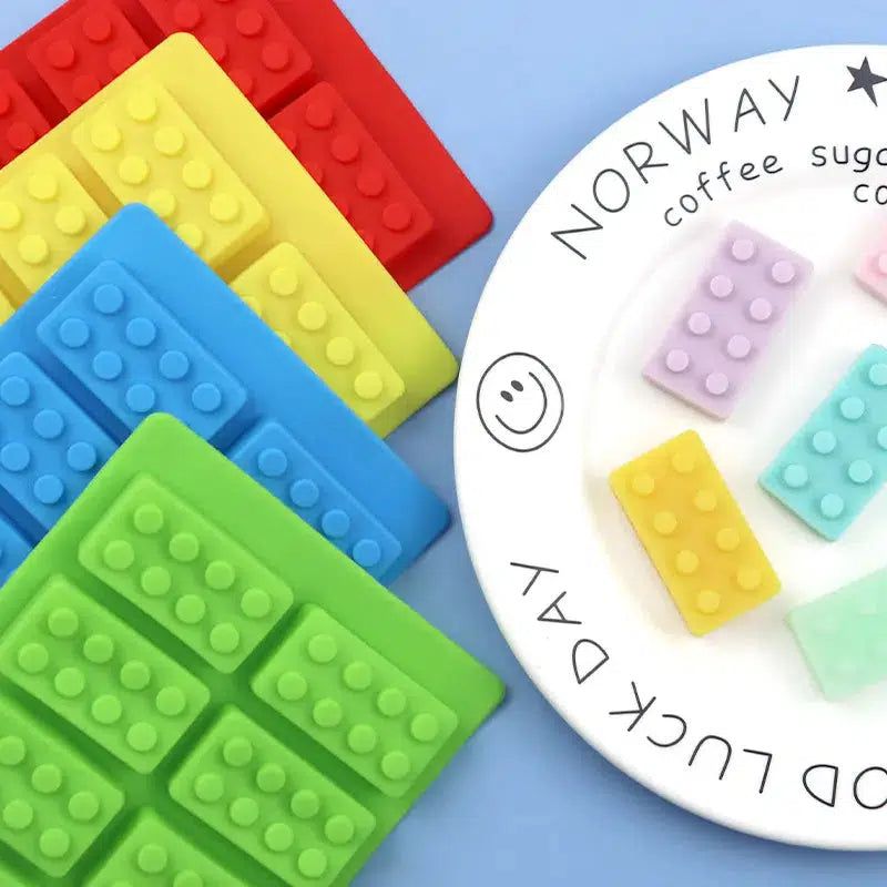 Craftylicious - Silicone mold - Building blocks/Bricks - Epoxy - Jesmonite - Soap Making - Chocolate Molding - 11 x 11 cm - Erotiekvoordeel.nl