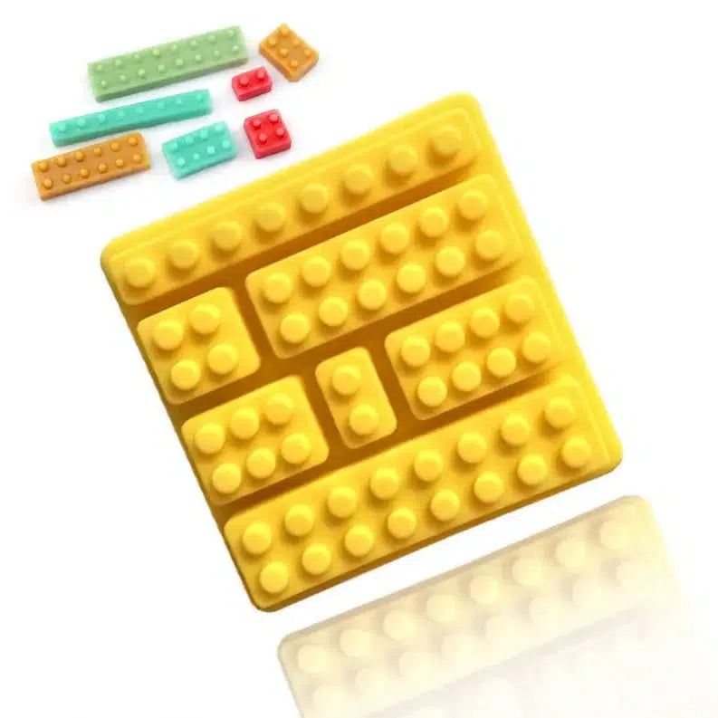 Craftylicious - Silicone mold - Building blocks/Bricks - Epoxy - Jesmonite - Soap making - Chocolate molding - 11 x 11 cm-Erotiekvoordeel.nl