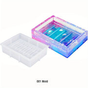 Craftylicious - Siliconen mal - Epoxy - Resin - Jesmonite - Gietbeton - Zeepbakje Rechthoek-Erotiekvoordeel.nl