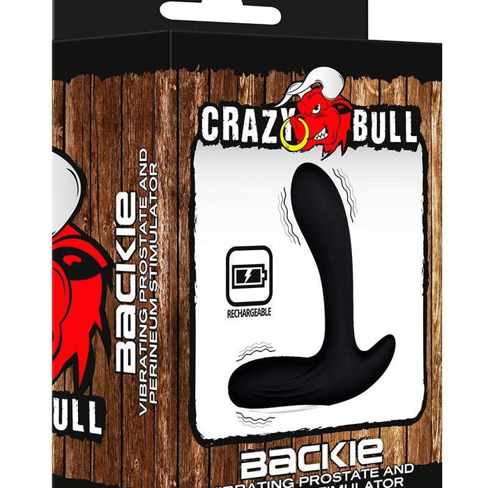 Crazy Bull - Backie - Prostaat Vibrator - Zwart-Erotiekvoordeel.nl