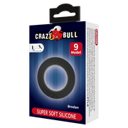 Crazy Bull - Brodan - Anneau pénien - Modèle 9 - Noir-Erotiekvoordeel.nl