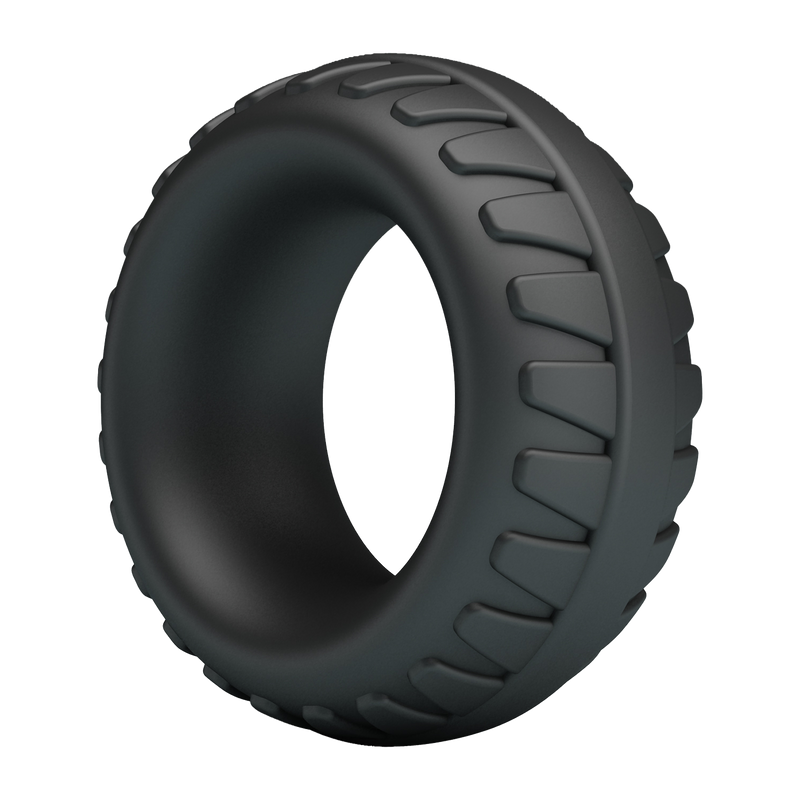 Crazy Bull - Dilson - Anillo de silicona super suave - Modelo 3 - Negro-Erotiekvoordeel.nl