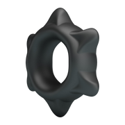 Crazy Bull - Ethaniel - Anneau pénien en silicone ultra-doux - Modèle 11 - Noir-Erotiekvoordeel.nl