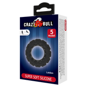 Crazy Bull - Laiden - Anneau pénien - Modèle 5 - Noir - Erotiekvoordeel.nl
