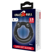 Crazy Bull - Meco - Pierścień Na Penisa - Model 15 - Czarny-Erotiekvoordeel.nl