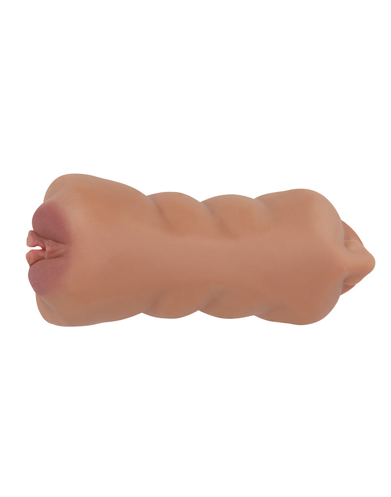 Crazy Bull - Sarah - Premium Masturbator with Two Entrances - Medium Skin Tone - Erotiekvoordeel.nl