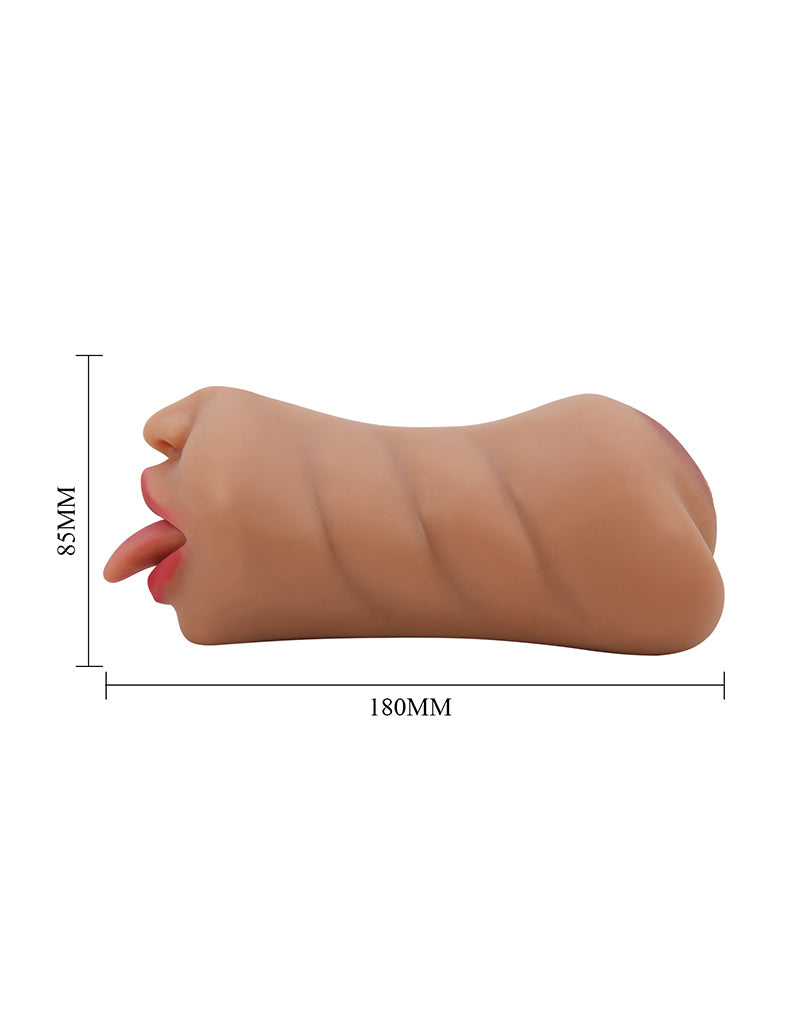 Crazy Bull - Sarah - Premium Masturbator with Two Entrances - Medium Skin Tone - Erotiekvoordeel.nl