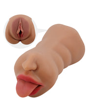 Crazy Bull - Sarah - Premium Masturbator with Two Entrances - Medium Skin Tone - Erotiekvoordeel.nl