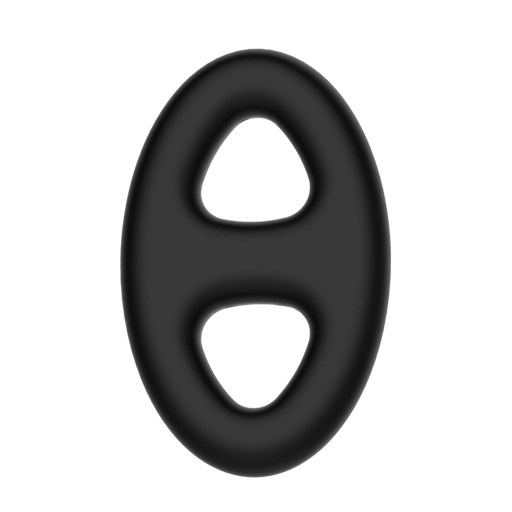 Crazy Bull - Anillo para el pene de silicona super suave - Modelo 16 - Negro-Erotiekvoordeel.nl