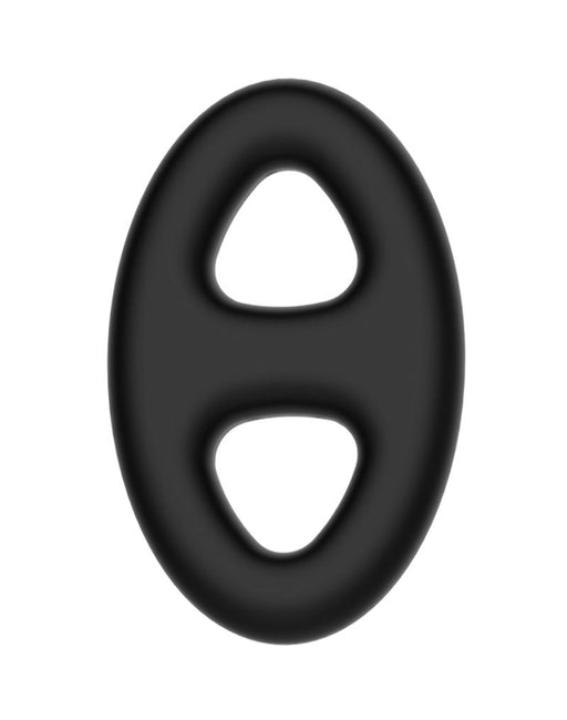 Crazy Bull - Anillo para el pene de silicona super suave - Modelo 16 - Negro-Erotiekvoordeel.nl