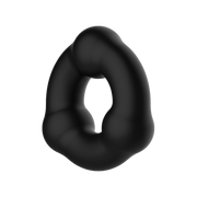 Crazy Bull - Anillo de silicona super suave - Modelo 7 - Negro-Erotiekvoordeel.nl