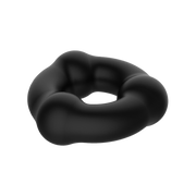 Crazy Bull - Anillo de silicona super suave - Modelo 7 - Negro-Erotiekvoordeel.nl
