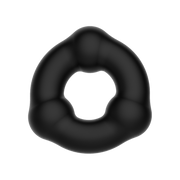 Crazy Bull - Anillo de silicona super suave - Modelo 7 - Negro-Erotiekvoordeel.nl