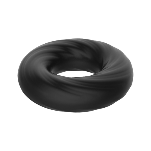 Crazy Bull - Anillo de silicona super suave - Modelo 6 - Negro-Erotiekvoordeel.nl