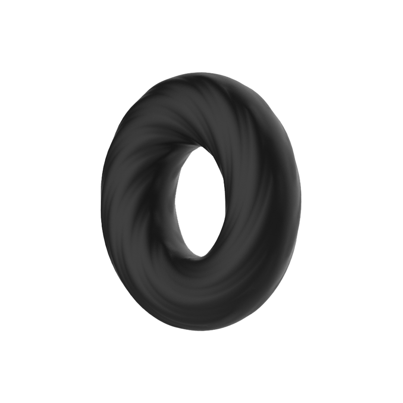 Crazy Bull - Anillo de silicona super suave - Modelo 6 - Negro-Erotiekvoordeel.nl