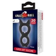 Crazy Bull - Toran - Pierścień Na Penisa - Model 20 - Czarny-Erotiekvoordeel.nl