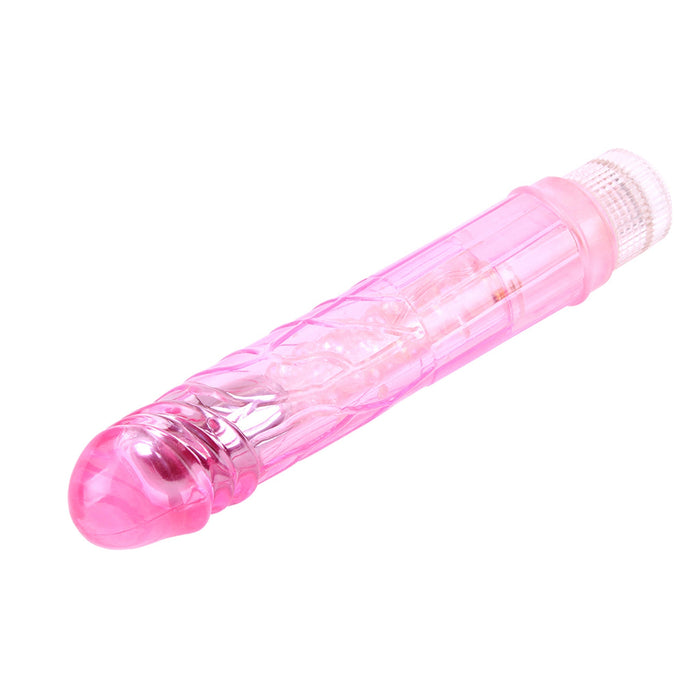 Crystal Jelly - Glitters Boy - Klassieke Vibrator - Roze-Erotiekvoordeel.nl