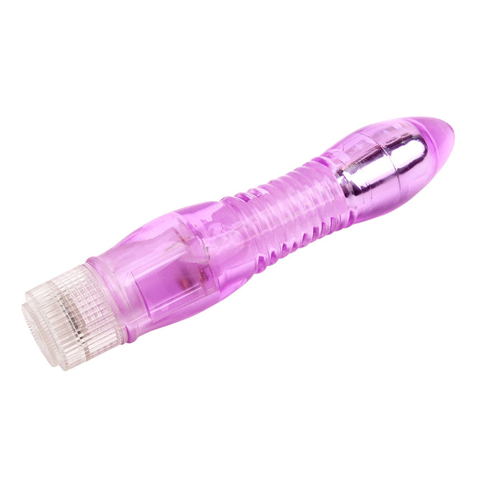 Crystal Jelly - Glitters Dual Probe - Anaal Vibrator - Paars-Erotiekvoordeel.nl