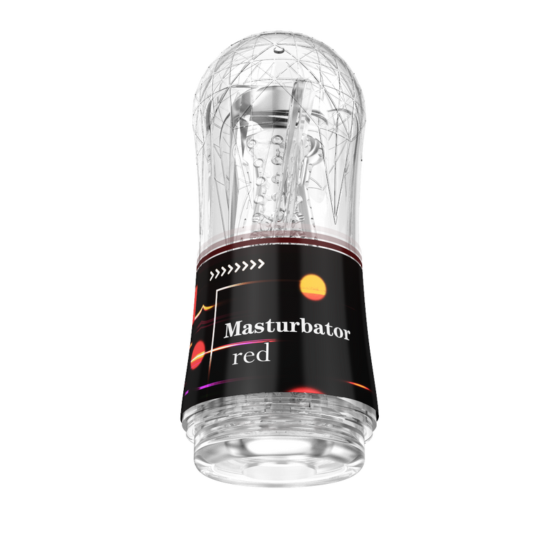 Cup Masturbator - Black/Transparent-Erotiekvoordeel.nl