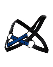 Cut4Men - Pettorale - Imbracatura - 4WAY - Blu/Nero-Erotiekvoordeel.nl