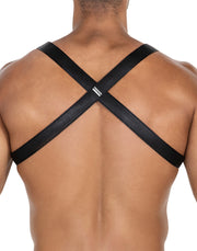 Cut4Men - Imbracatura pettorale - Imbracatura - 4WAY - Neon/Nero-Erotiekvoordeel.nl