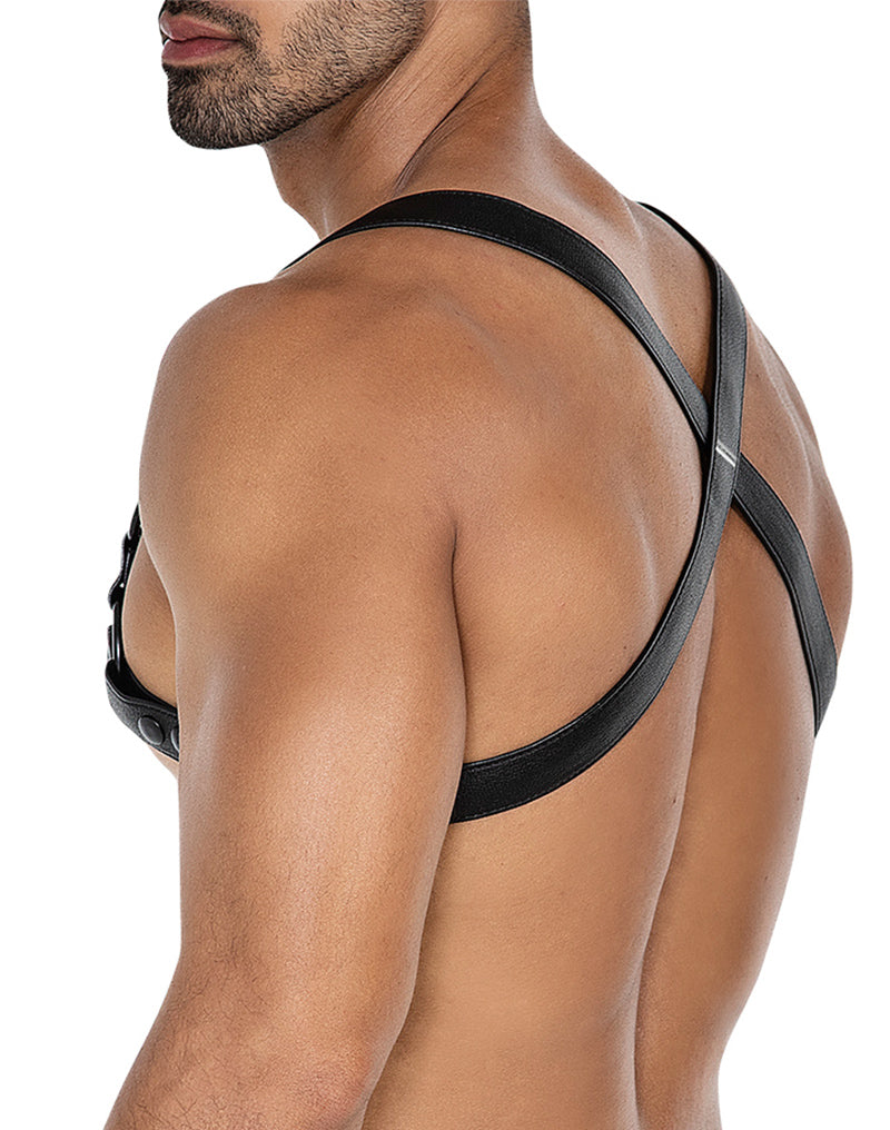 Cut4Men - Imbracatura pettorale - Imbracatura - 4WAY - Neon/Nero-Erotiekvoordeel.nl