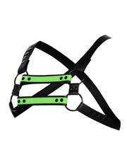 Cut4Men - Imbracatura pettorale - Imbracatura - 4WAY - Neon/Nero-Erotiekvoordeel.nl