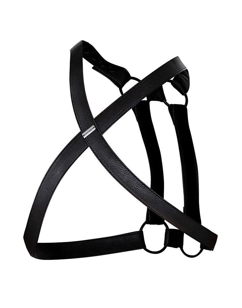 Cut4Men - Imbracatura pettorale - Imbracatura - 4WAY - Nero-Erotiekvoordeel.nl