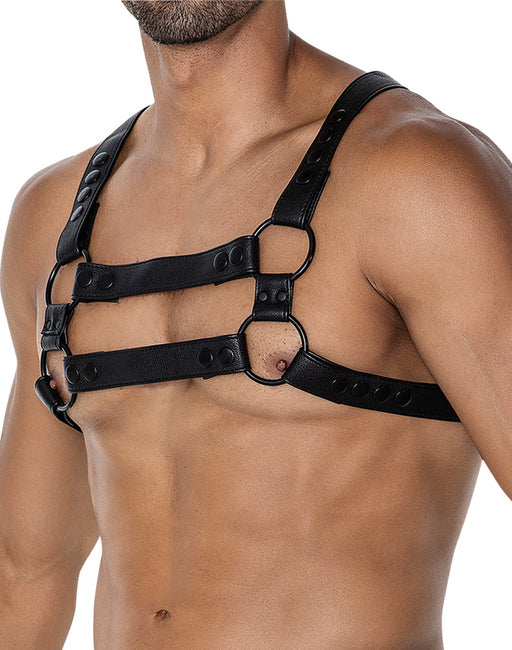 Cut4Men - Chest Harness - Harness - 4WAY - Black-Erotiekvoordeel.nl