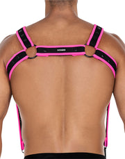 Cut4Men - Imbracatura - Imbracatura - Neo - Rosa/Nero-Erotiekvoordeel.nl