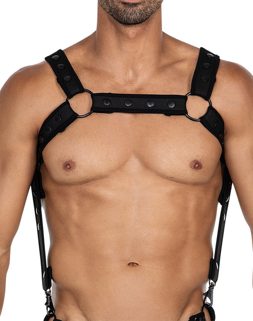 Cut4Men - Harness - Neo - Black-Erotiekvoordeel.nl