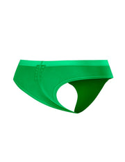 Cut4Men - Hybrid Cheeky Mesh Men's Briefs - Neon Green-Erotiekvoordeel.nl