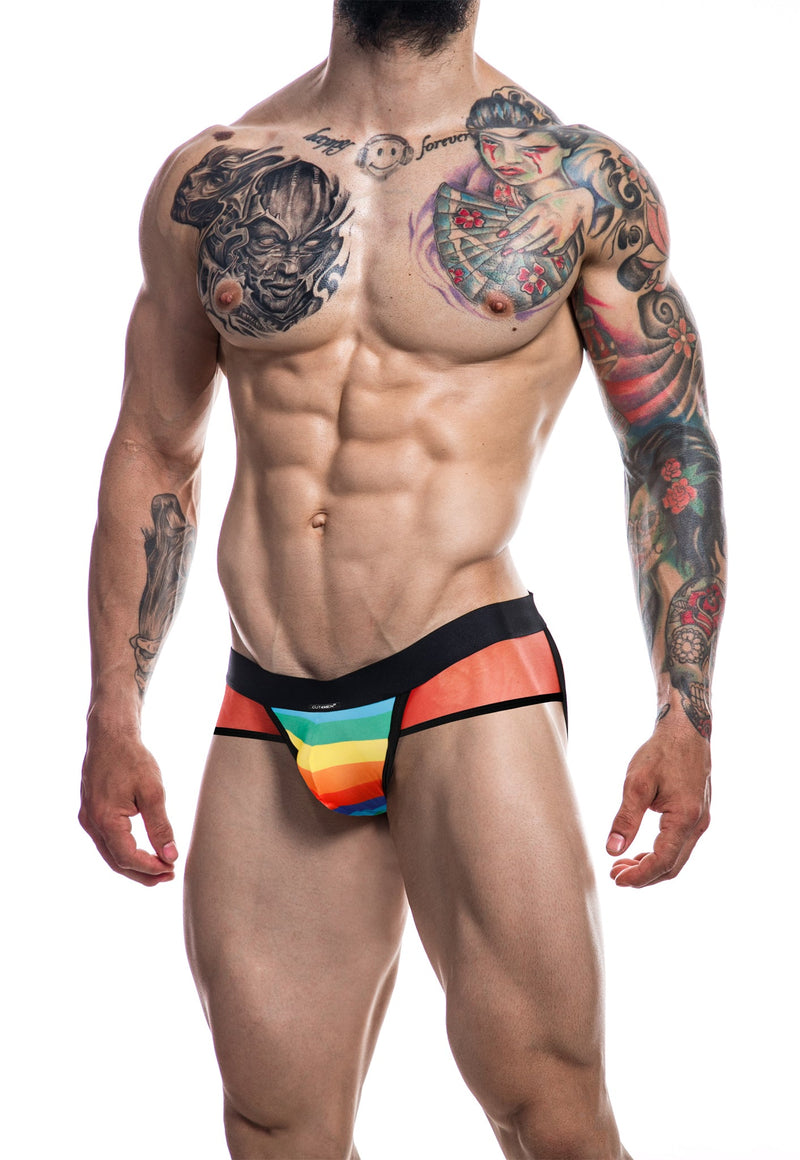Cut4Men - Jockstrap Herenslip - Rainbow-Erotiekvoordeel.nl